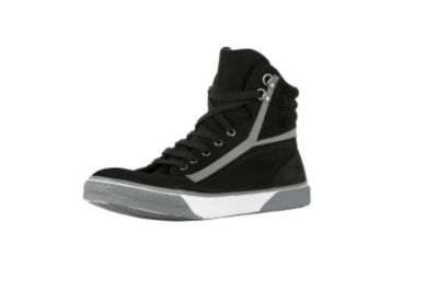 Sneaker with Y Detail  in Black or Grey Flannel